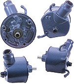 Power steering pump with two return ports
